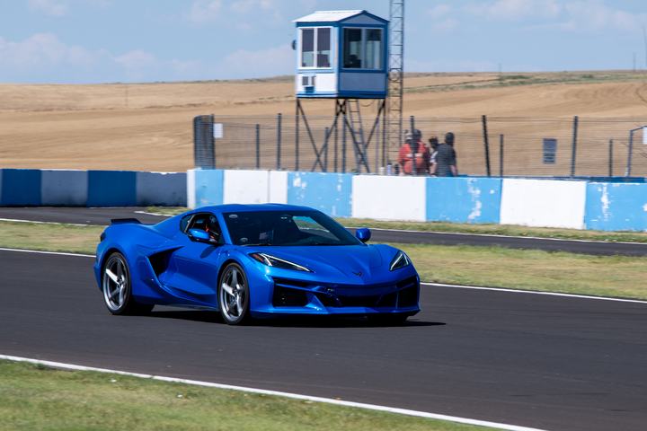 Blue Corvette C8