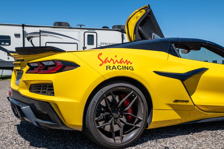 Yellow Sarian Racing C8
